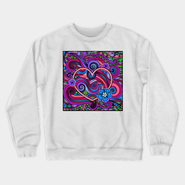 Love Hearts 321 (Style:2) Crewneck Sweatshirt by luminousstore